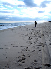 Image showing Tony on beach