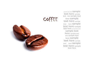 Image showing two coffee beans