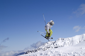 Image showing Freestyle skiing