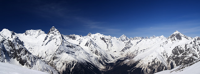 Image showing Mountain panorama. Caucasus