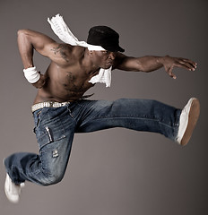 Image showing jumping dance