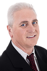 Image showing Close up portrait of senior business man