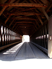 Image showing Inside Covered Bridge