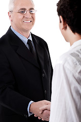 Image showing Business handshake and trust