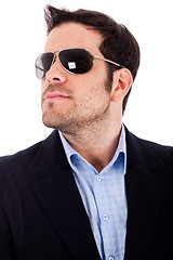 Image showing Closeup of a business man with sunglasses