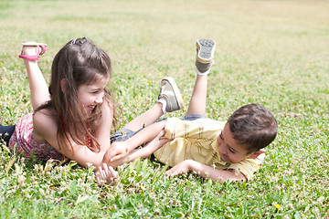 Image showing Children in the park