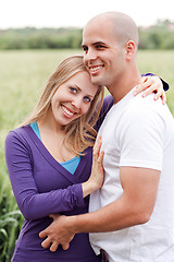 Image showing Happy young adults in love