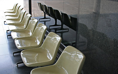 Image showing Row of seats