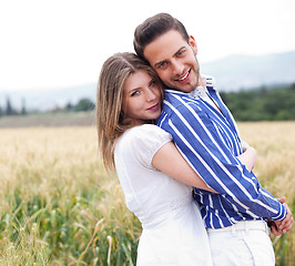Image showing Happy young couple