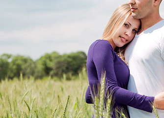 Image showing Portrait of loving young couple