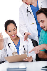 Image showing Group of doctors working together