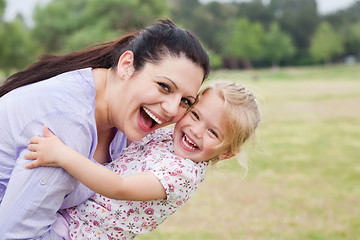 Image showing Happy mother and daughter