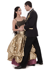 Image showing Ball room dancing couple