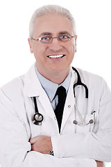 Image showing Closeup of happy male doctor smiling