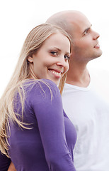 Image showing Couple under the sky