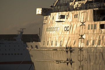 Image showing Reflecting ship