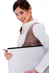 Image showing lady with laptop