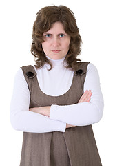Image showing Portrait angry woman