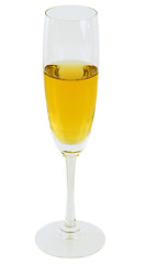 Image showing Goblet with white wine