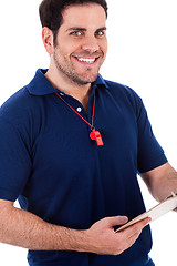 Image showing closeup of smiling man