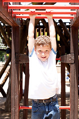 Image showing Boy playing