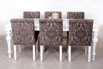 Image showing Modern dining table