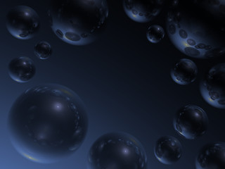 Image showing dark bubbles