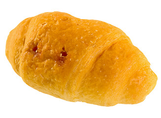 Image showing The sweet croissant on white background