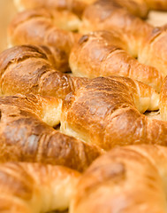 Image showing Meal time - group of tasty crescent rolls