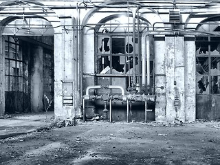 Image showing Abandoned factory