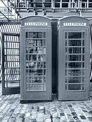 Image showing London telephone box