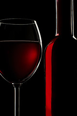 Image showing Red wine