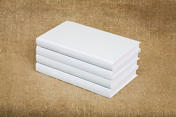 Image showing White books