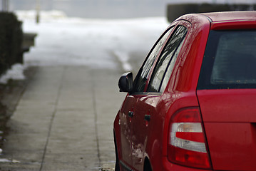 Image showing Red Car