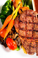 Image showing grilled ribeye steak