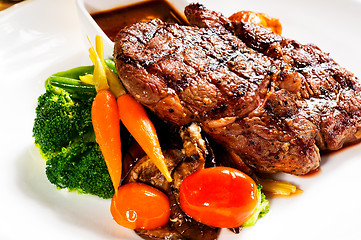 Image showing grilled ribeye steak