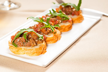 Image showing italian bruschetta