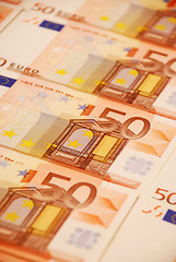 Image showing euro banknotes