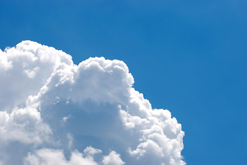 Image showing Blue sky with clouds