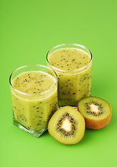 Image showing Kiwi smoothie 