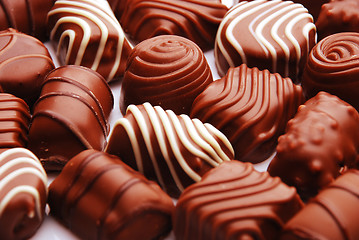 Image showing chocolate bon bons