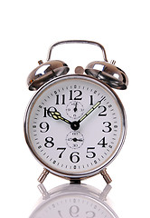 Image showing Alarm clock on white