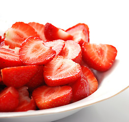 Image showing fresh strawberries 