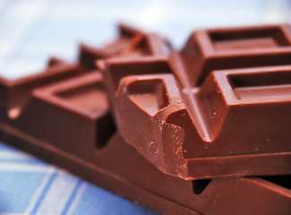 Image showing Blocks of Chocolate 