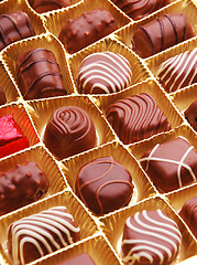 Image showing chocolate bon bons