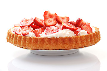 Image showing strawberry cake 