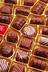 Image showing chocolate bon bons