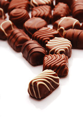 Image showing chocolate bon bons