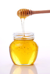 Image showing Jar of honey