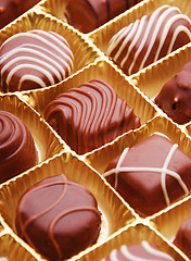 Image showing chocolate bon bons